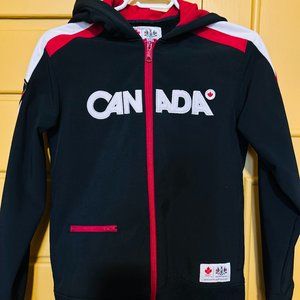 Canada Olympic Softshell Jacket. Youth M or Women's XS.